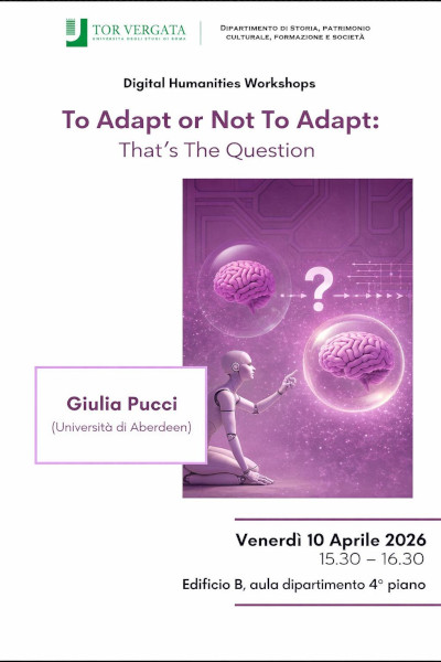 Seminario “To Adapt or Not Adapt: That’s The Question”